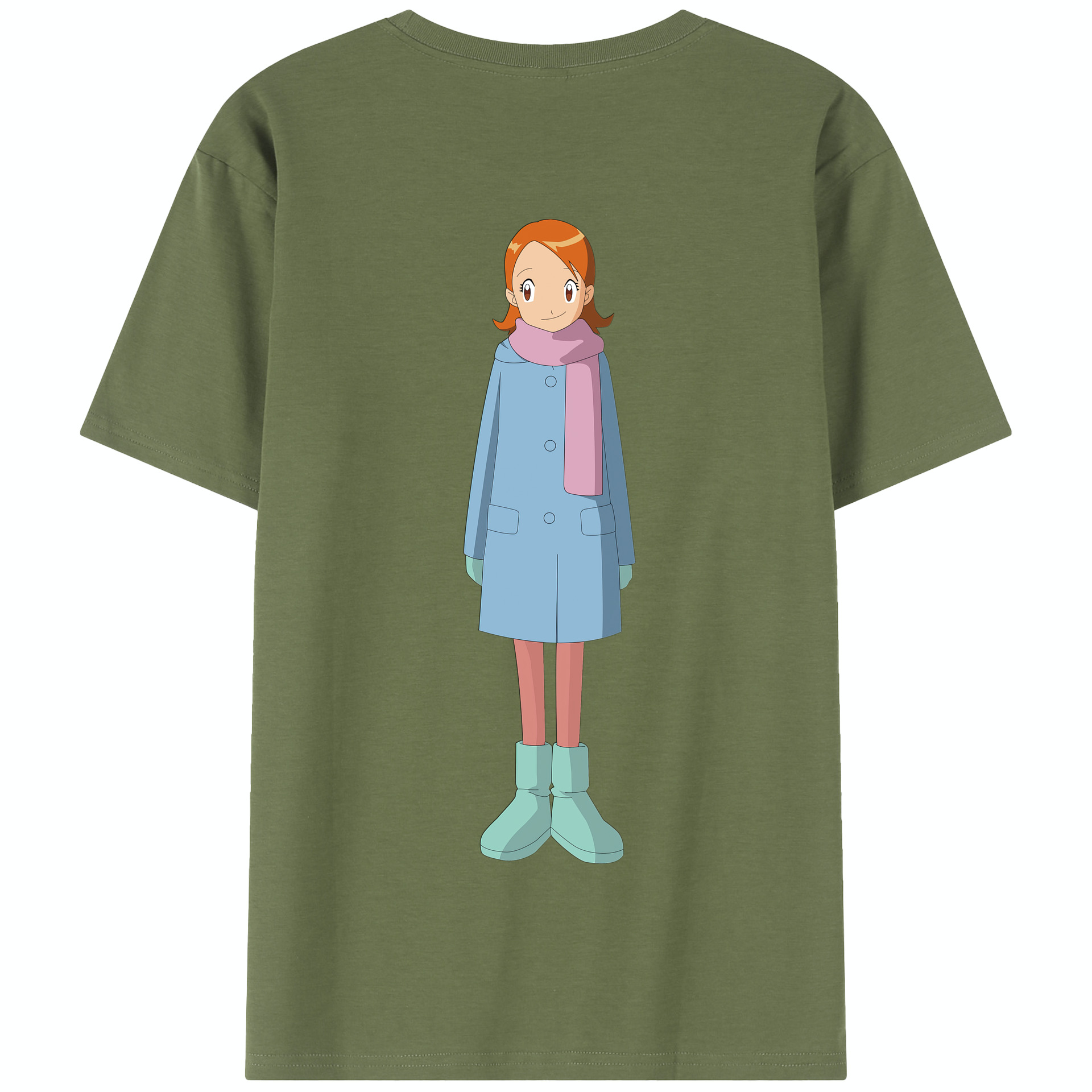 （画像用） Digimon デジタルモンスター/デジモン 綿100％半袖Tシャツ（背面プリント）
